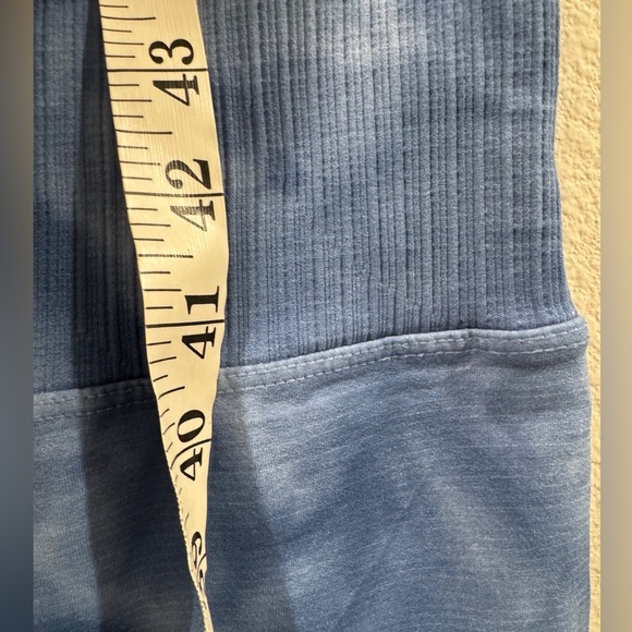 Free People Movement Good Karma Blue White Tie Dye High Rise Yoga Leggings M/L - Picture 11 of 15